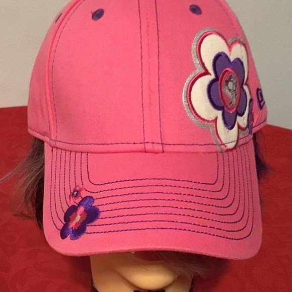 Pittsburgh Penguins NHL Youth Girls Kids Pink New Era 9Forty Baseball Hat Cap - Picture 2 of 7